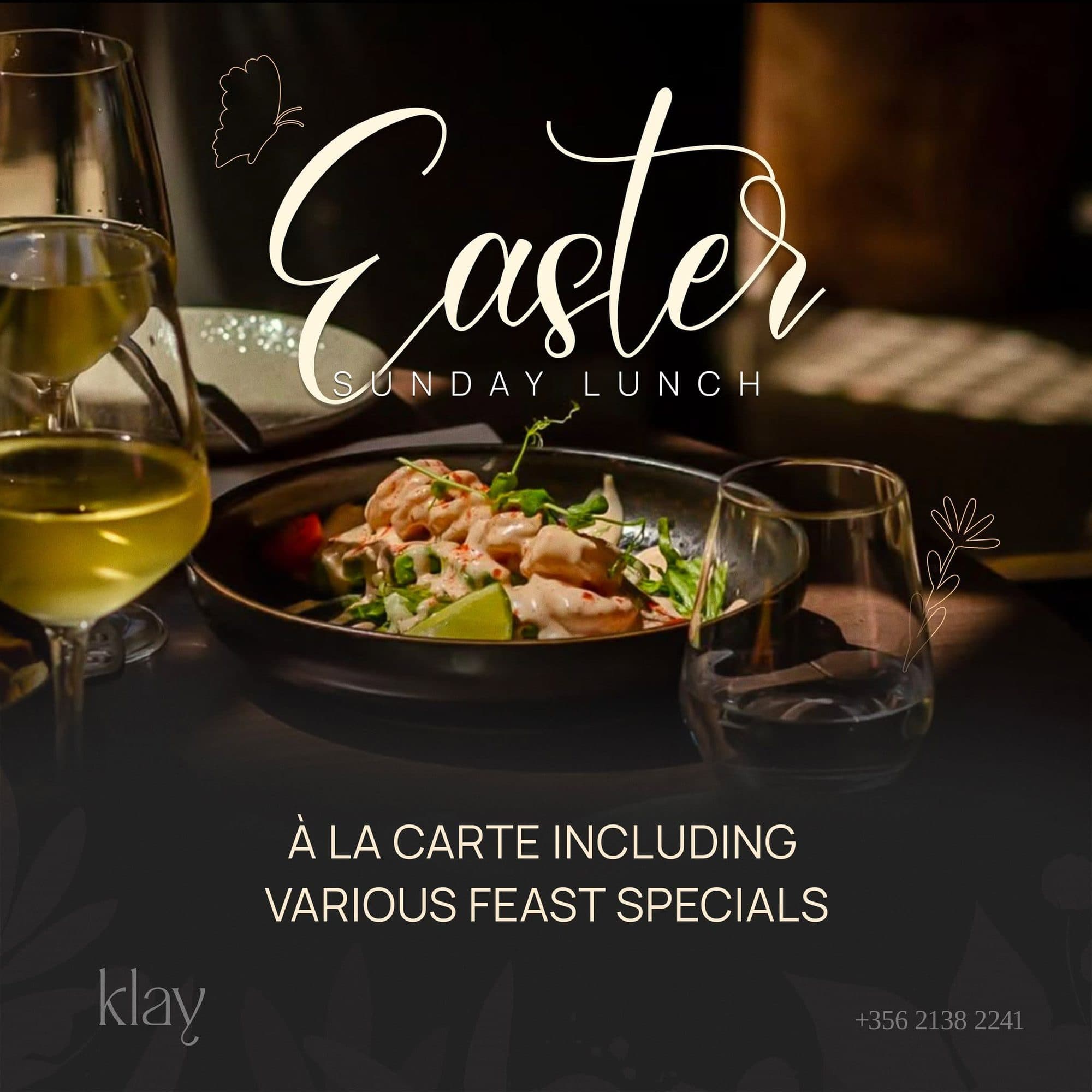 Klay's Easter Sunday lunch announcement